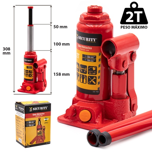 [5-329] GATO BOTELLA 2 TON SECURITY 5-329