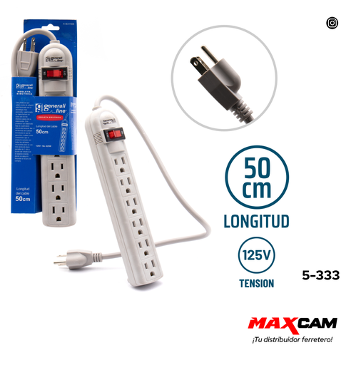 [5-333] REGLETA 6 TOMAS GENERALI LINE 5-333