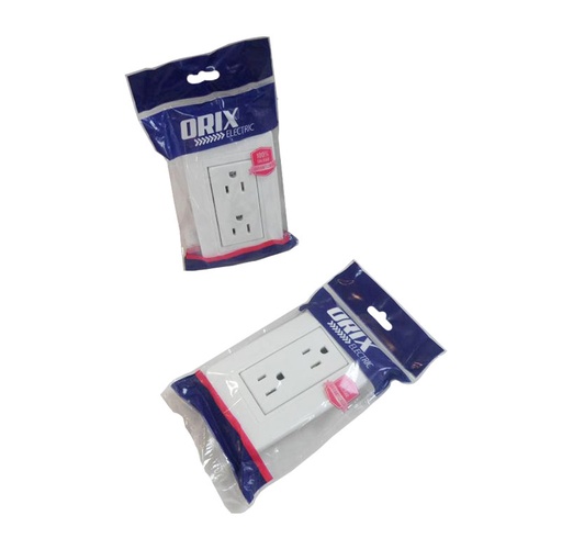 [5-334] TOMA DOBLE C/TIERRA BLANCA ORIX 5-334