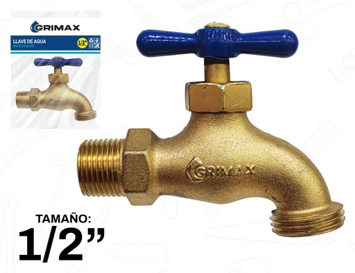 [5-338] LLAVE CHORRO COBRE MARIPOSA 5-338