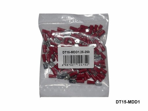 [5-421] TERMINAL P/CABLE MACHO ROJO 5-421