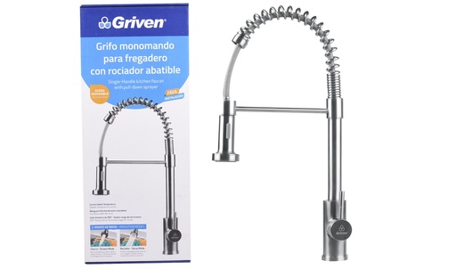 [5-485] LLAVE FREGADERO MONOMANDO EXTENSIBLE GRIVEN 5-485