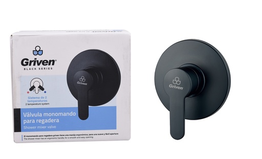 [5-546] LLAVE P/DUCHA MONOMANDO BLACK x 1/2 GRIVEN 5-546