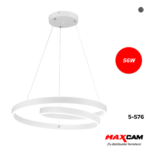 [5-576] LAMPARA LED PARA TECHO 56W 85/265V ANGEL LAMPARA 5-576