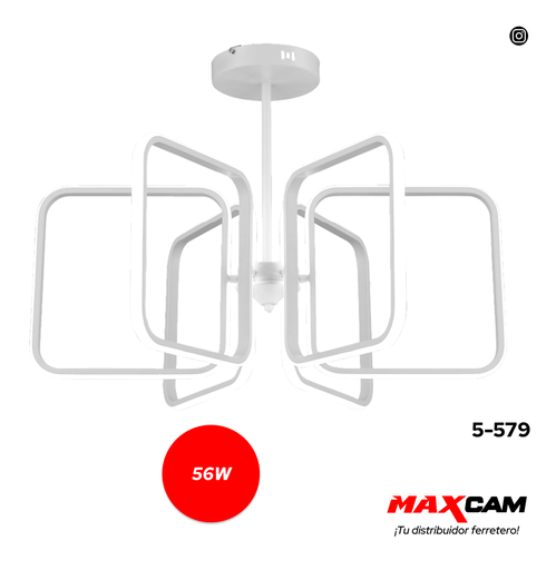 [5-579] LAMPARA LED PARA TECHO 56W 85/265V ANGEL LIGHT 5-579