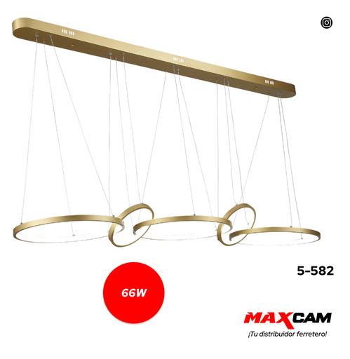 [5-582] [5-582] LAMPARA LED PARA TECHO 66W 85/265V ANGEL LAMPARA 5-582