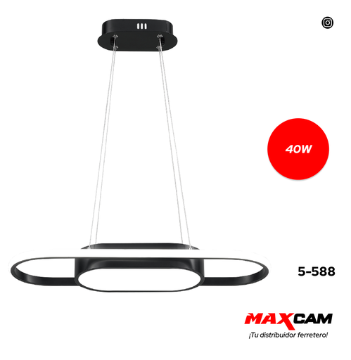 [5-588] LAMPARA LED PARA TECHO 40W 85/265V ANGEL LAMPARA 5-588