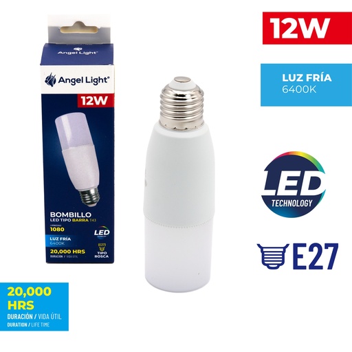[5-598] BOMBILLO LED T43 12W ANGEL LIGHT 85/265V 5-598