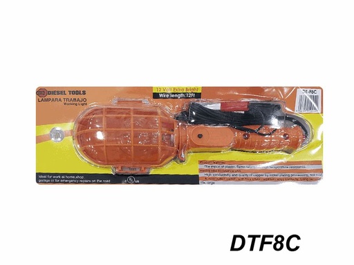 [5-640] LAMPARA P/CARRO 12V x 12FT DIESEL TOOLS 5-640