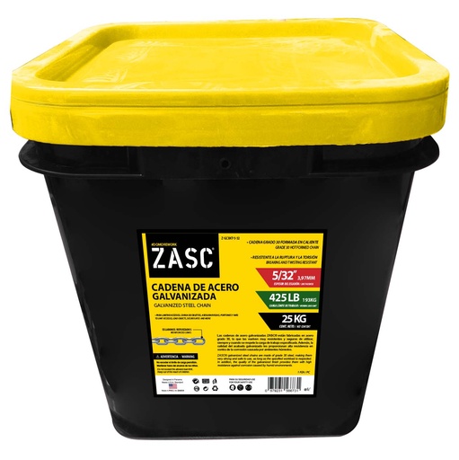 [5-673] CADENA GALVANIZADA x 5/32 x 25KG ZASC 5-673