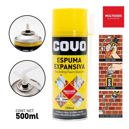 [5-691] ESPUMA EXPANSIVA x 300ML COVO 5-691