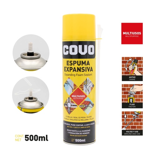 [5-692] ESPUMA EXPANSIVA x 500ML COVO 5-692