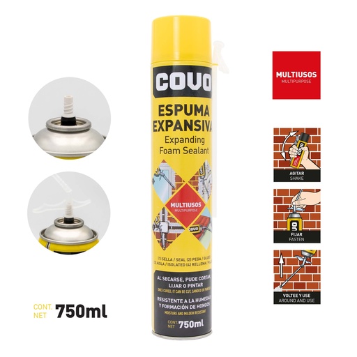 [5-693] ESPUMA EXPANSIVA x 750ML COVO 5-693