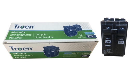 [5-696] [5-696] BREAKER PARA EMPOTRAR 2x20A TROEN 5-696