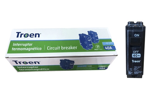 [5-704] BREAKER PARA EMPOTRAR 1x40A TROEN 5-704
