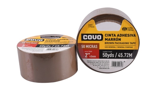 [5-715] CINTA EMBALAR MARRON x 50Y COVO 5-715