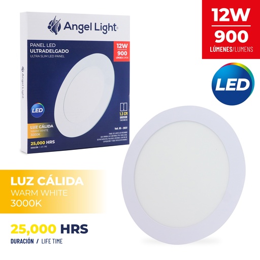[5-775] PANEL LED EMP RED LUZ CALIDA 12W ANGEL L 5-775