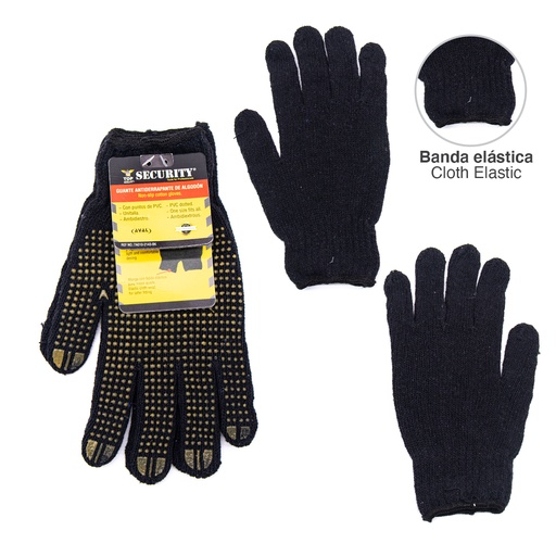 [5-813] GUANTES PUNTOS PVC PAR SECURITY 5-813