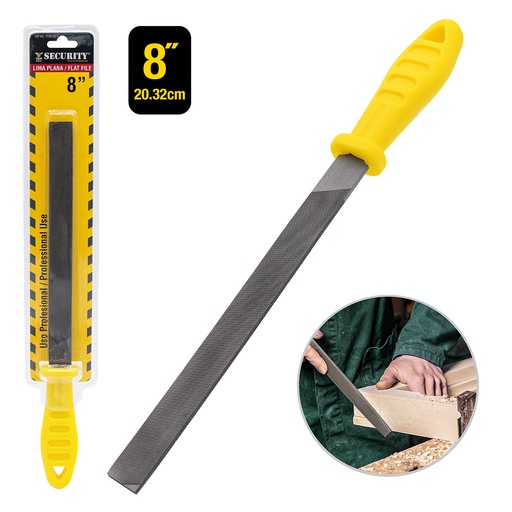 [5-819] LIMA PLANA C/MANGO 8" SECURITY 5-819