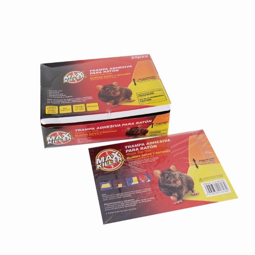 [5-833] TRAMPA DE PEGA PARA RATA MAX KILLER 5-833