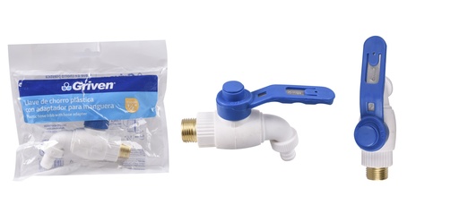 [5-855] LLAVE DE CHORRO PASO RAPIDO 1/2" 5-855