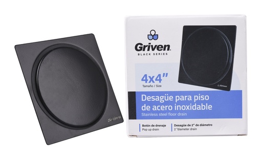 [5-889] REJILLA CUAD PUSH BUTTOM BLACK SERIES GRIVEN 5-889