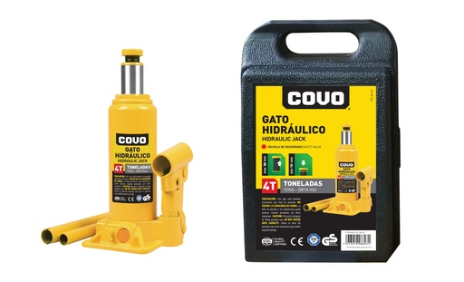 [5-905] [5-905] GATO BOTELLA 4 TON C/ESTUCHE COVO 5-905