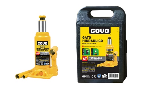 [5-906] [5-906] GATO BOTELLA 6 TON C/ESTUCHE COVO 5-906