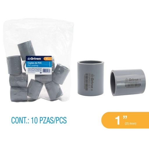 [5-930] UNION AGUA FRIA 1" GRIS GRIVEN 5-930