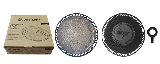 [5-938] LAMPARA LED COLGANTE 200W ALTA POTENCIA ANGEL LIGHT 5-938 (DES)
