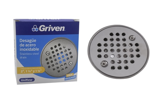 [5-972] REJILLA CROMADA ANTICUCARACHA UNIFLOW GRIVEN 5-972