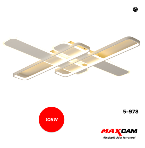 [5-978] LAMPARA LED PARA TECHO 105W 85/265V ANGEL LIGHT 5-978