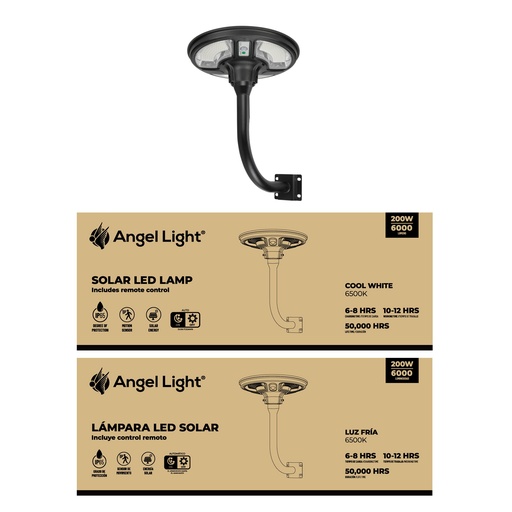 [6-006] [6-006] LAMPARA LED 200W SOLAR ANGEL LIGHT 6-006