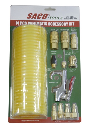 [6-029] ACCESORIOS P/COMPRESORES 14 PZAS 6-029