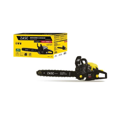 [6-049] MOTOSIERRA GASOLINA 58CC ZASC 6-049