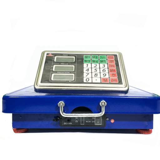 [6-054] PESO DIGITAL PLATAFORMA 100KG INALAMBRICO 6-054