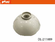 [6-068] PLAFON DE PLASTICO BEIGE TIPO OVAL V-TEG 6-068
