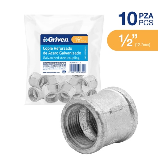 [6-111] ANILLO GALVANIZADO 1/2" GRIVEN 6-111