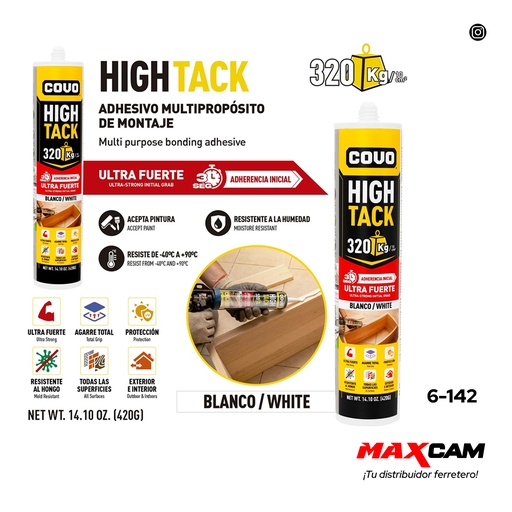 [6-142] PEGAMENTO HIGH TACK MULTIPROPOSITO COVO 6-142