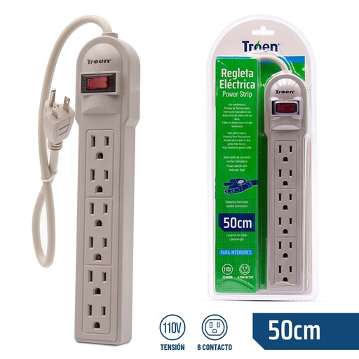 [6-190] REGLETA 6 TOMAS TROEN 6-190