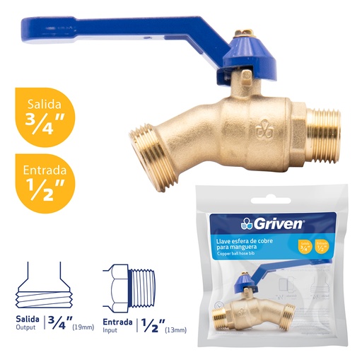 [6-239] LLAVE MANGUERA PASO RAPIDO PICO CORTO GRIVEN 6-239