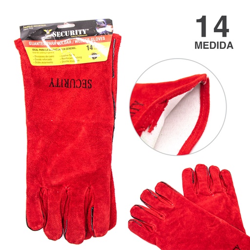 [6-246] [6-246] GUANTES PARA SOLDAR 14" SECURITY 6-246