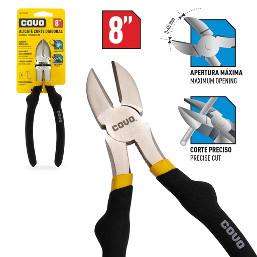 [6-250] ALICATE CORTE DIAGONAL 8" COVO 6-250