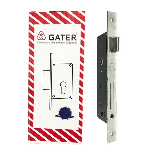 [6-298] CERRADURA EMBUTIR SEGURIDAD CORTA 35MM GATER 6-298