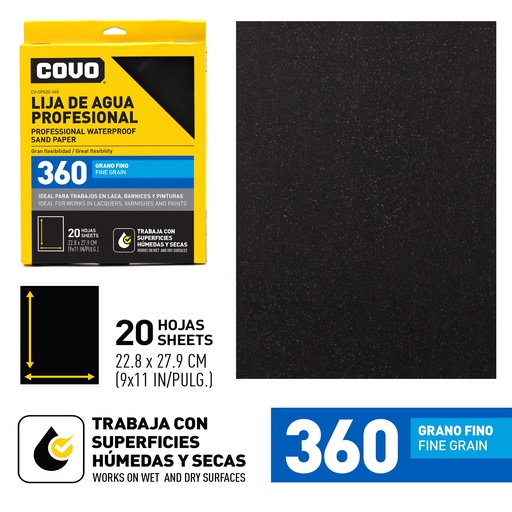 [6-390] LIJA GRANO 360 x UNID COVO 6-390