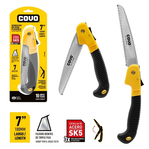 [6-416] SERRUCHO DE PODAR 7" COVO 6-416