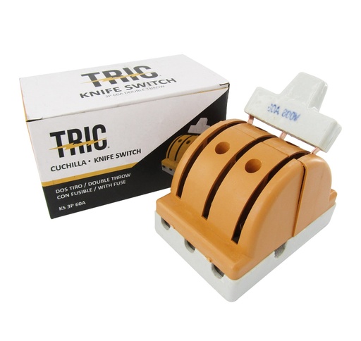 [6-451] CUCHILLA DOBLE PASE 3Px60A AMARILLA TRIC 6-451