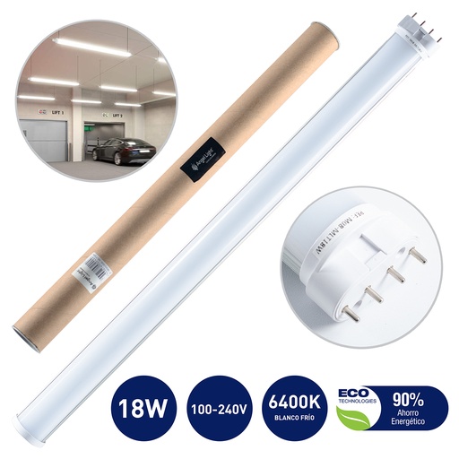 [6-465] TUBO LED T8 18W ANGEL LIGHT (comprar 6-466) 6-465