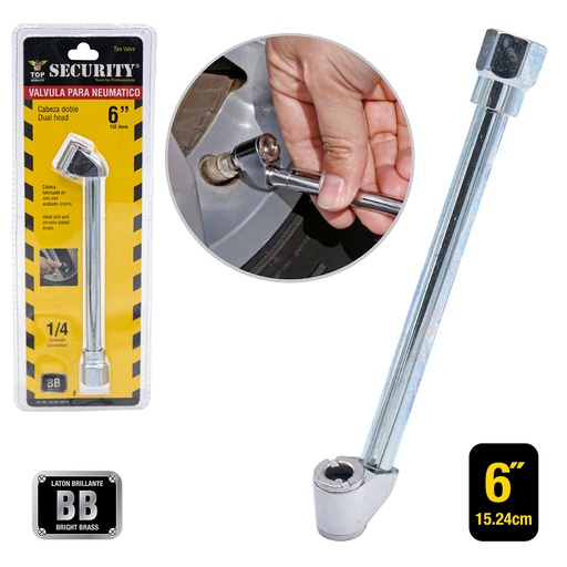 [6-475] VALVULA DE AIRE P/CAUCHO PEQ SECURITY 6-475