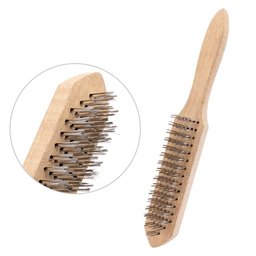 [6-499] CEPILLO ALAMBRE DE MADERA x UNID 6-499